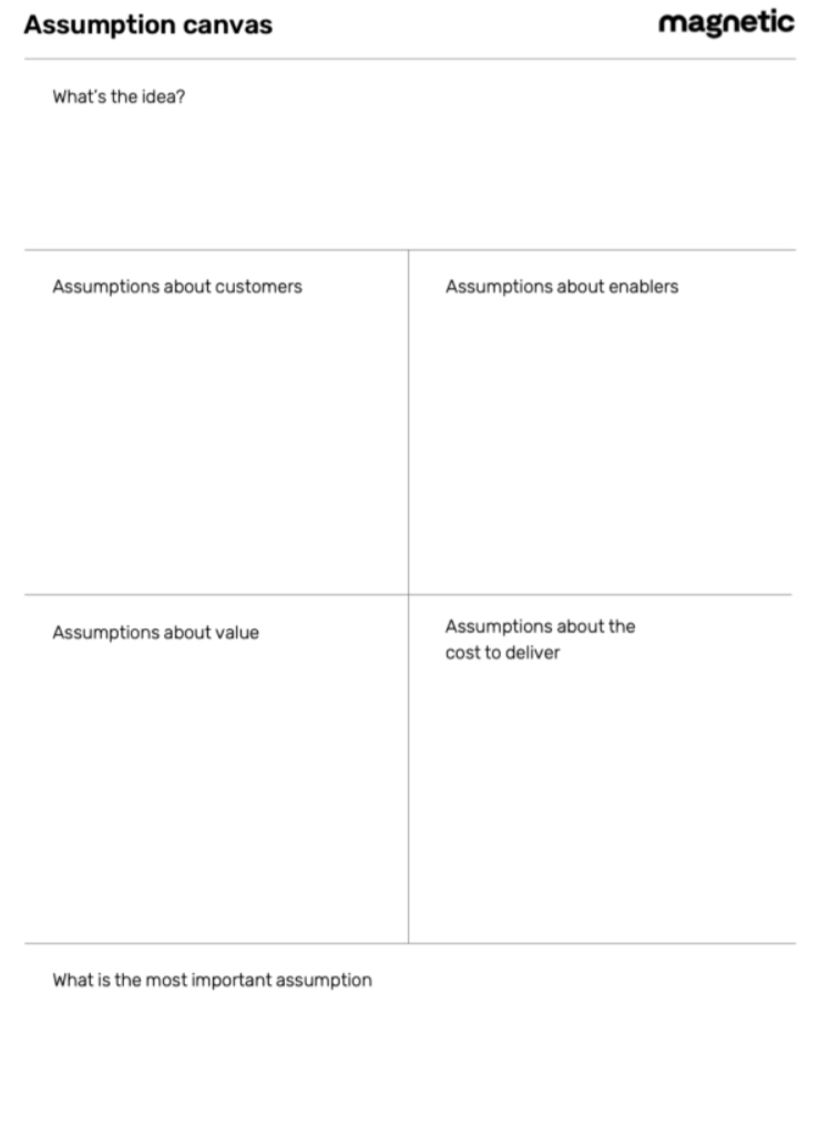 Assumption Canvas